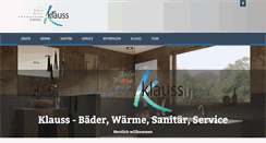 Desktop Screenshot of klauss-shk.de